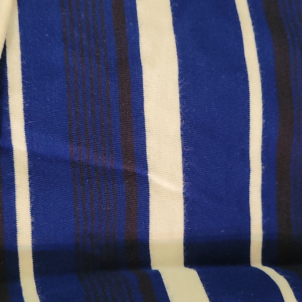 INC Stripes fitted stretch dress w quarter sleeve - Picture 5 of 6